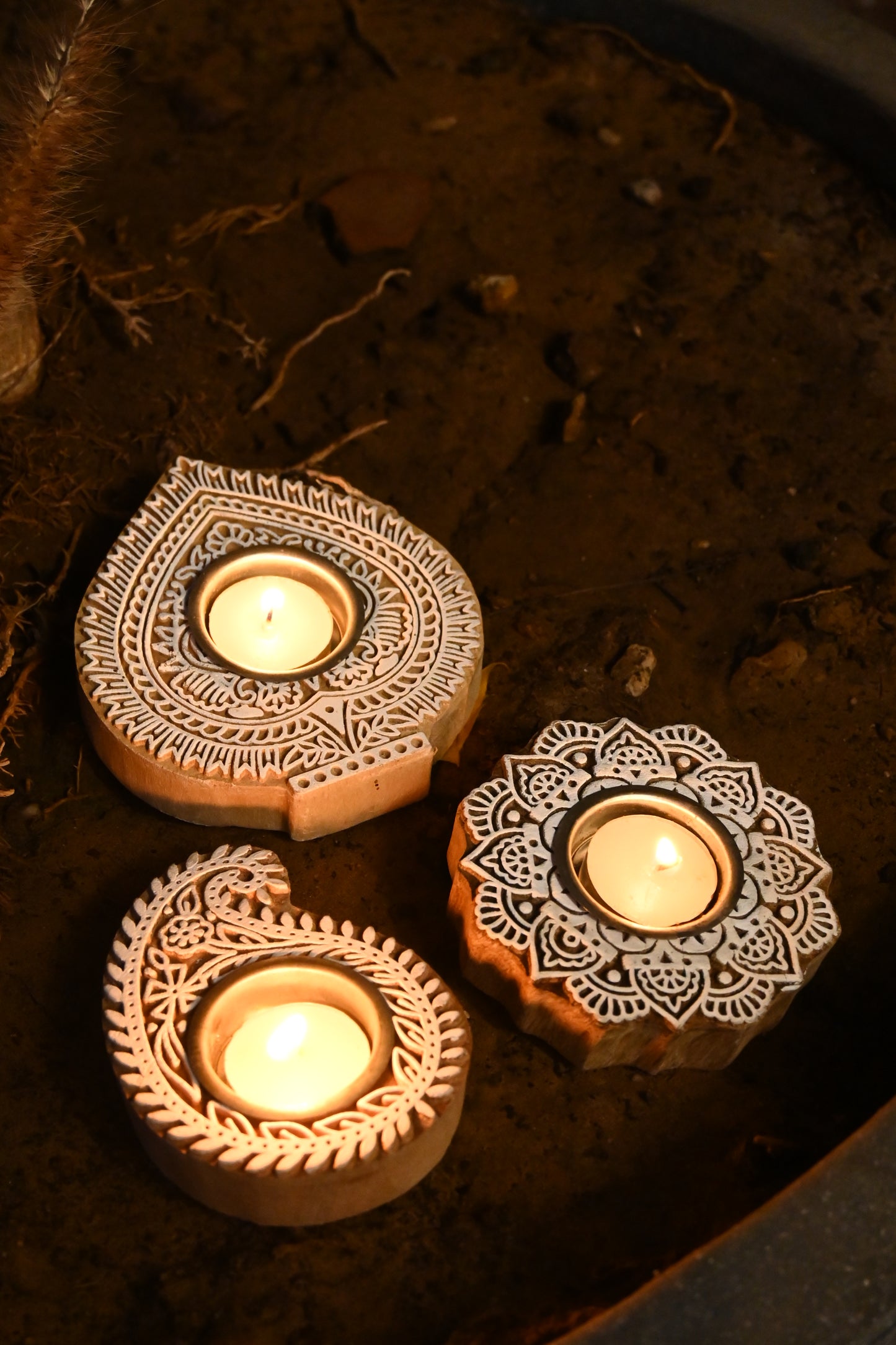 Paisley Tea Light Holder