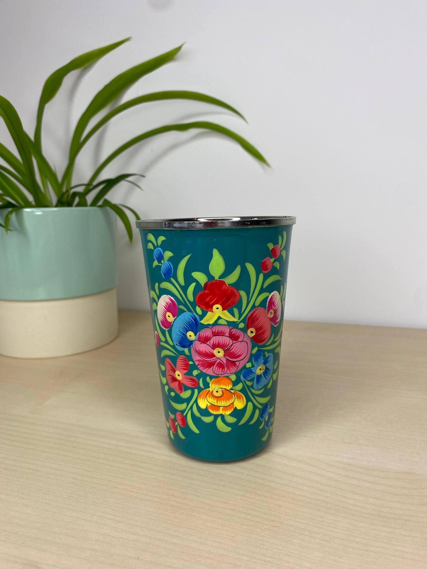 Teal Tumbler Pair