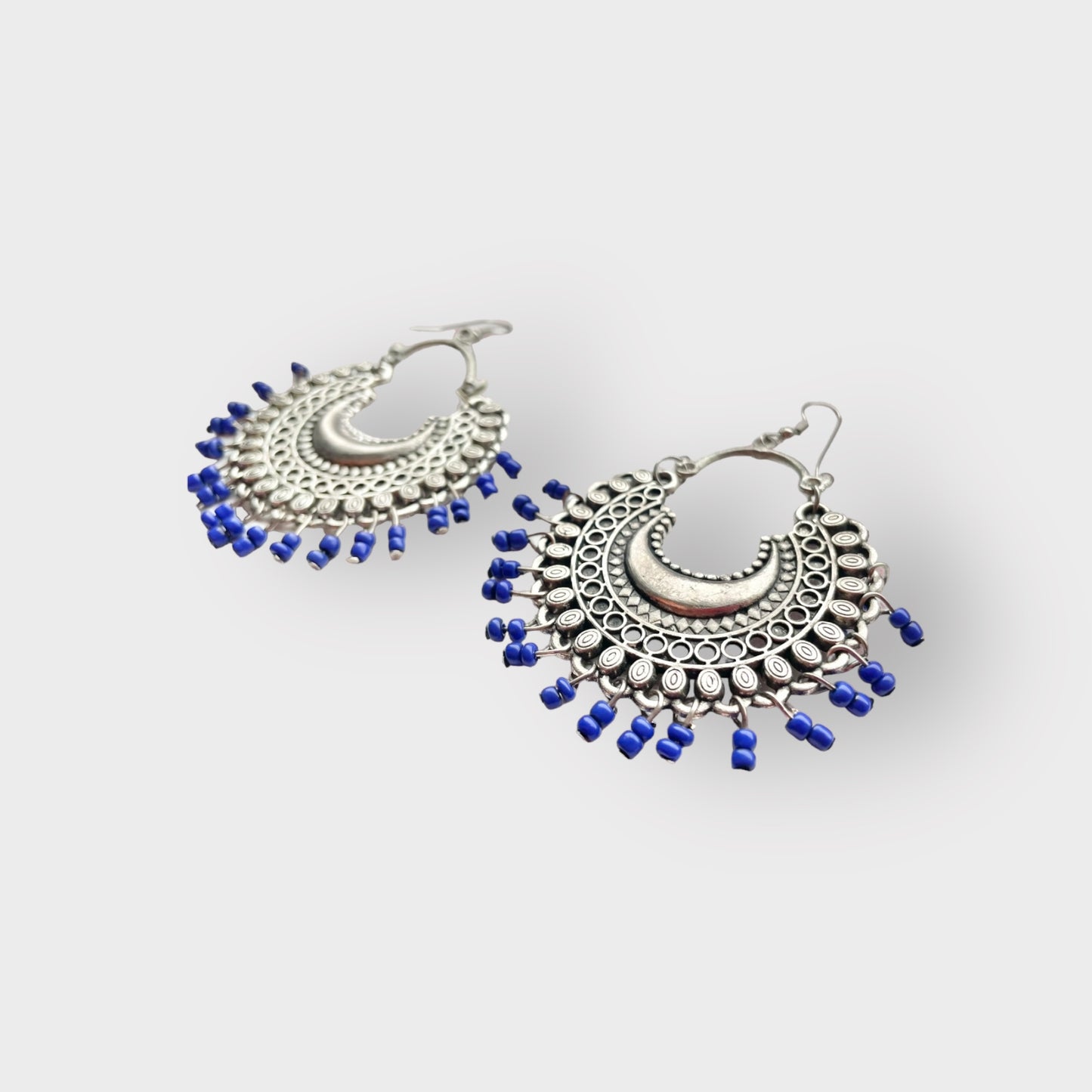 Tribal Indigo Earrings