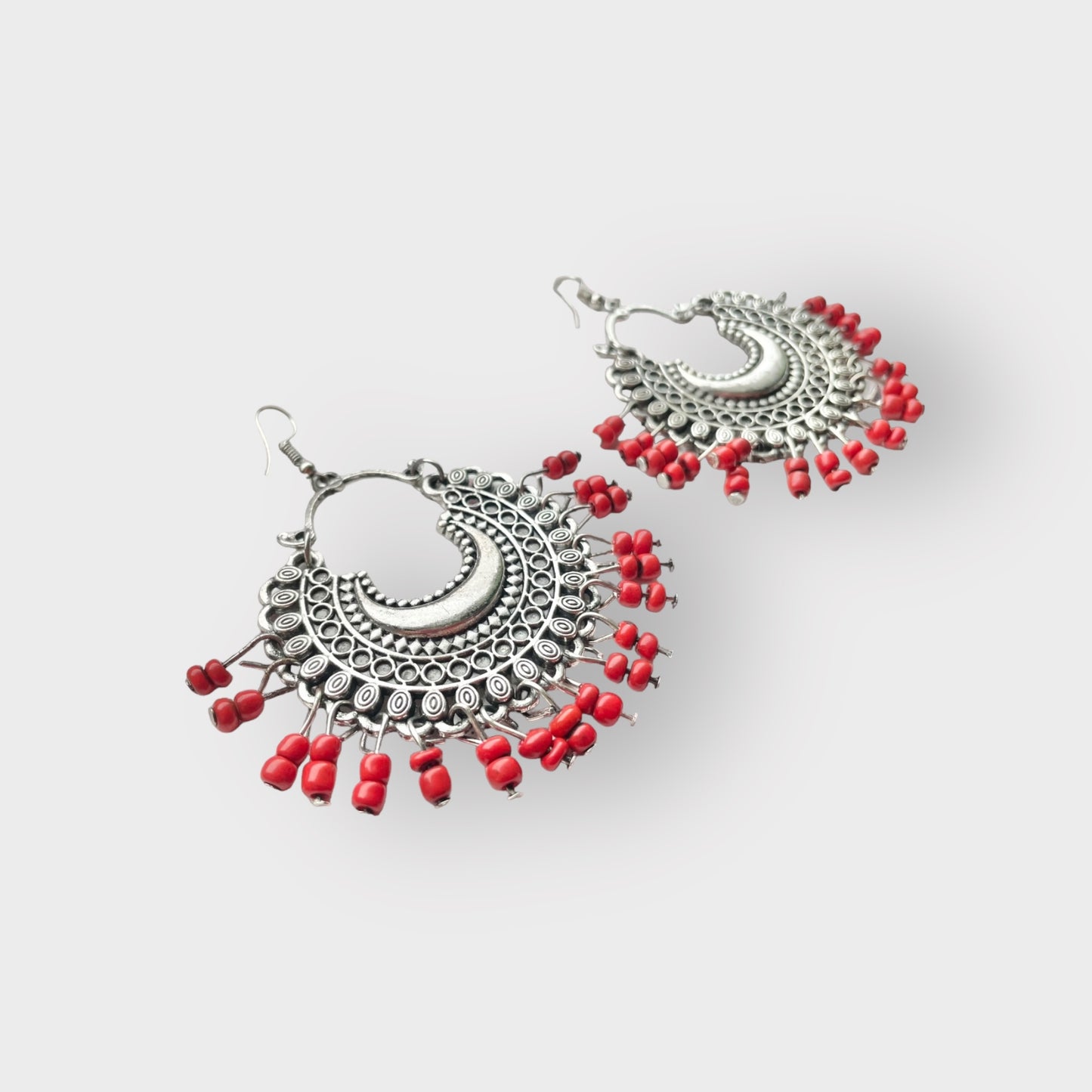 Tribal Coral Earrings
