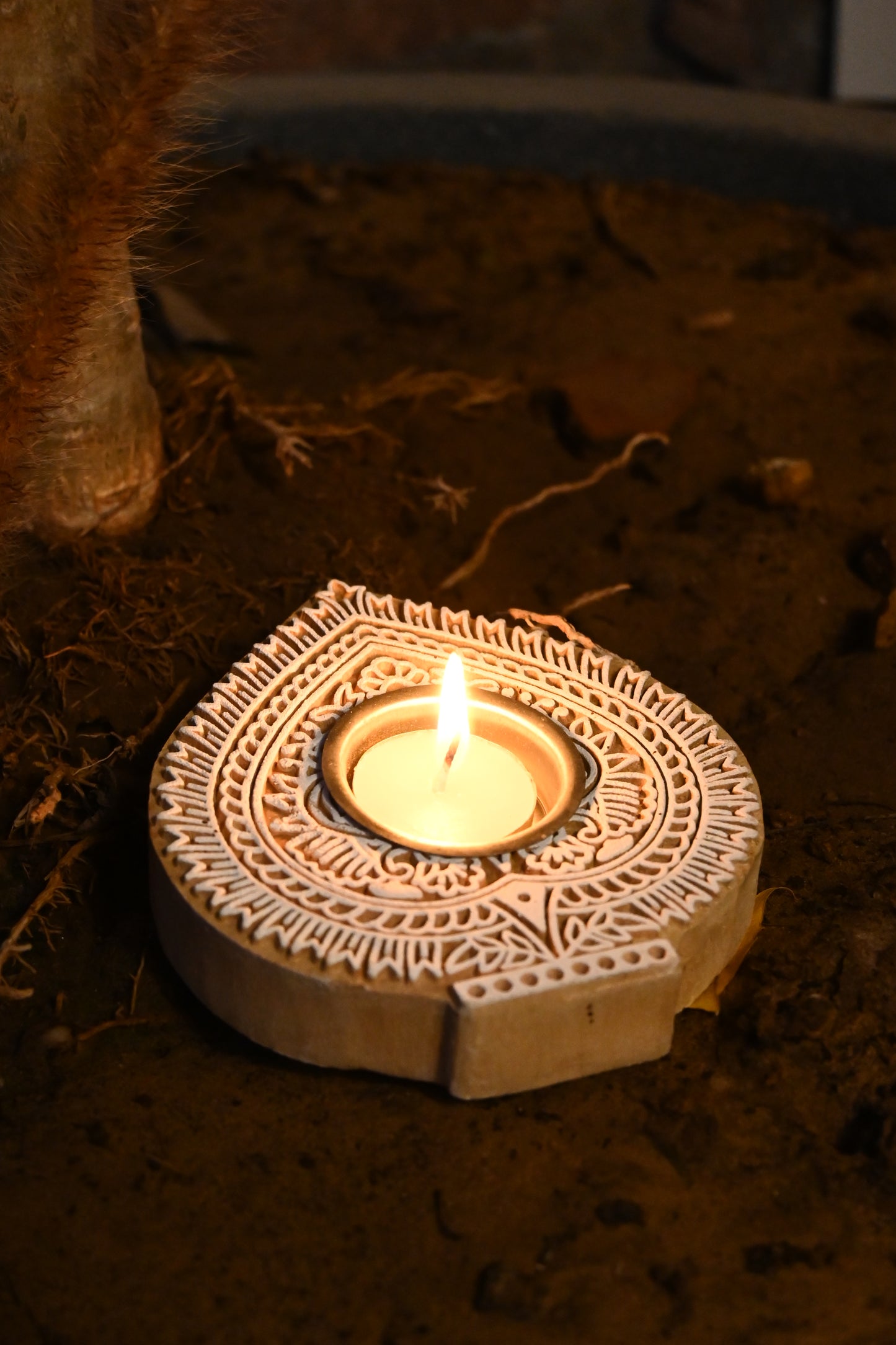 Flower Tea Light Holder
