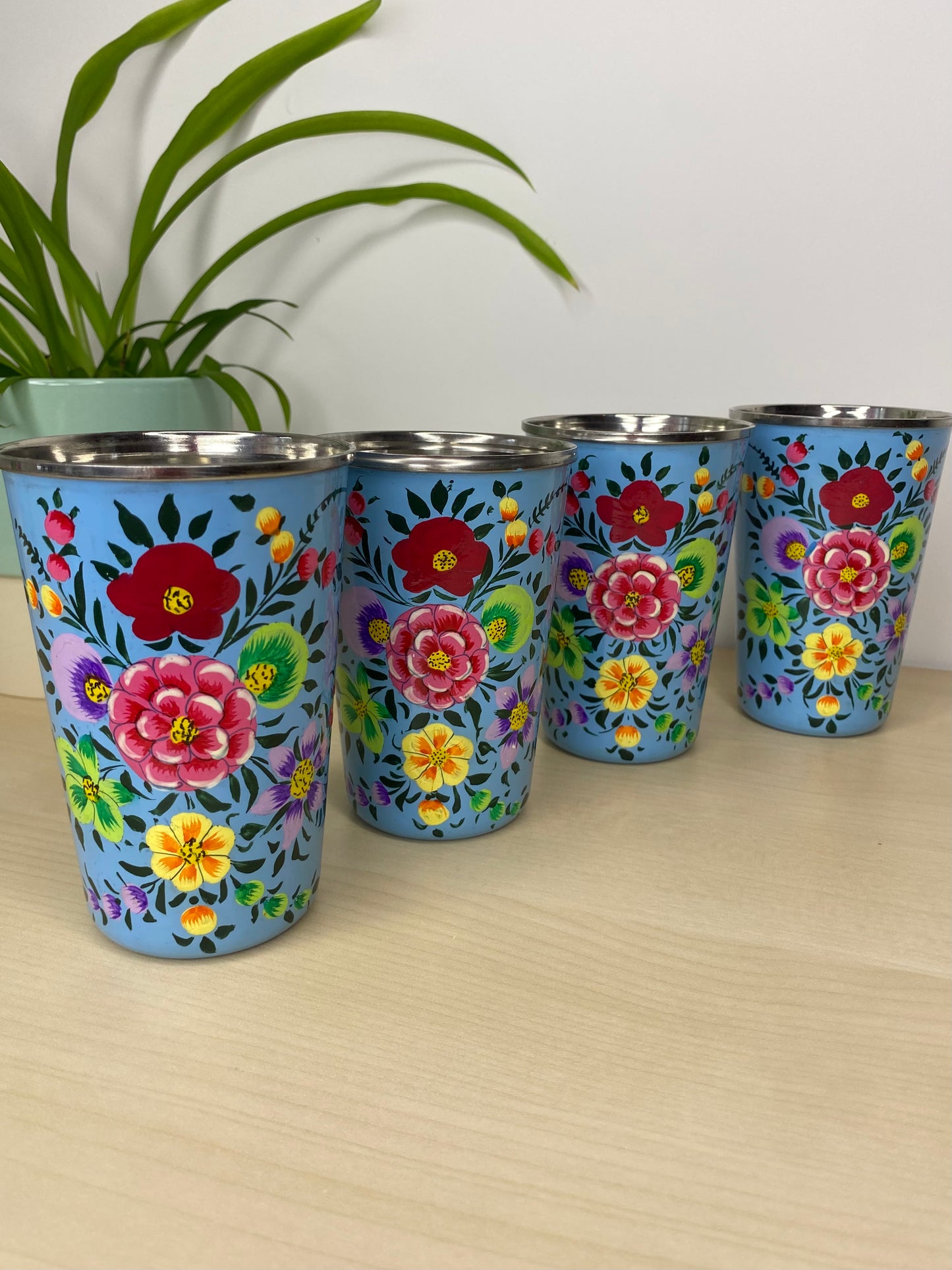 Sky Blue Tumbler Set