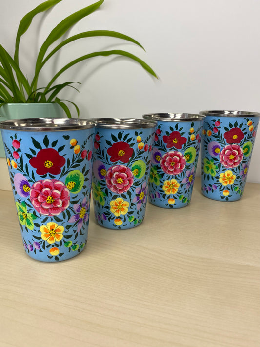 Sky Blue Tumbler Set