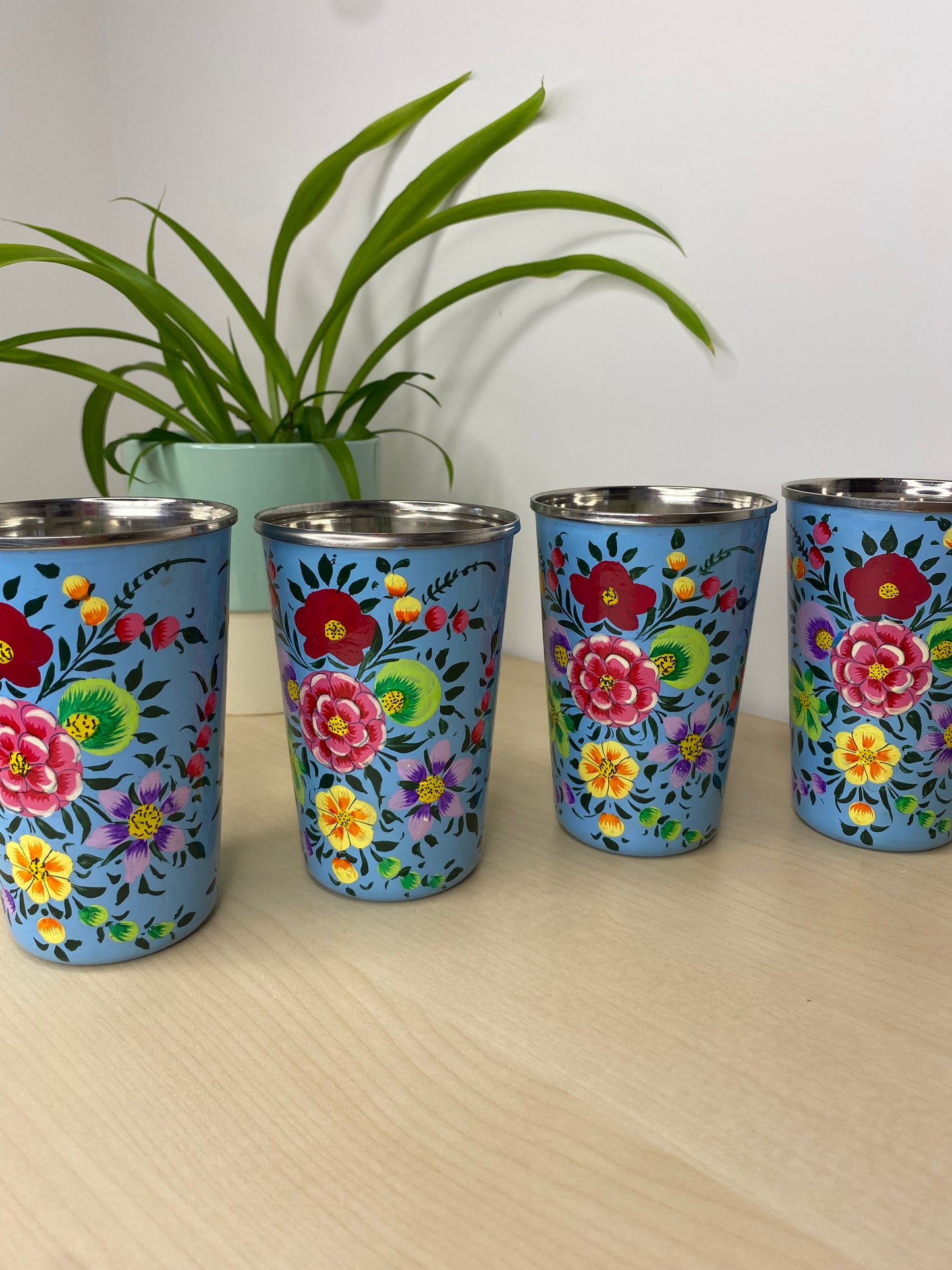 Sky Blue Tumbler Set