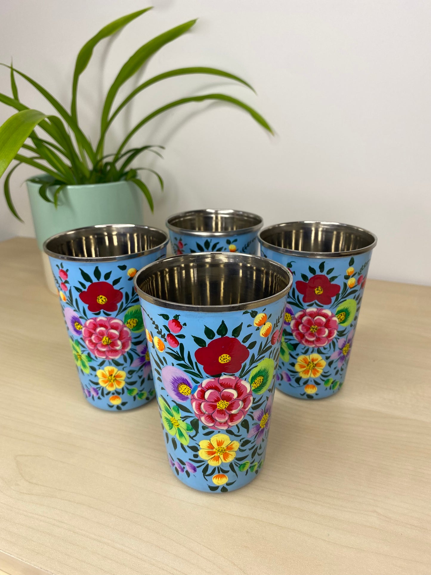 Sky Blue Tumbler Set