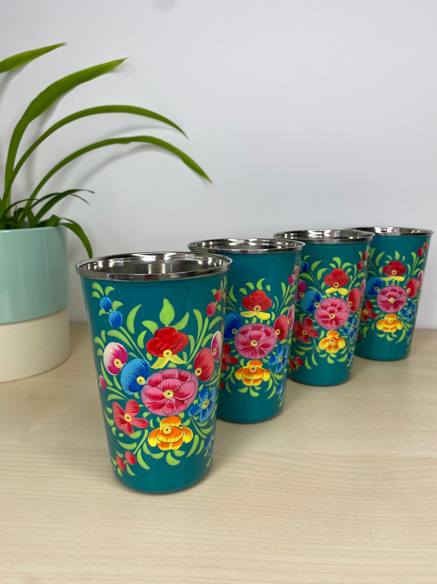 Teal Tumbler Set