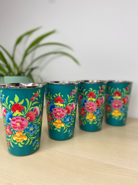 Teal Tumbler Set
