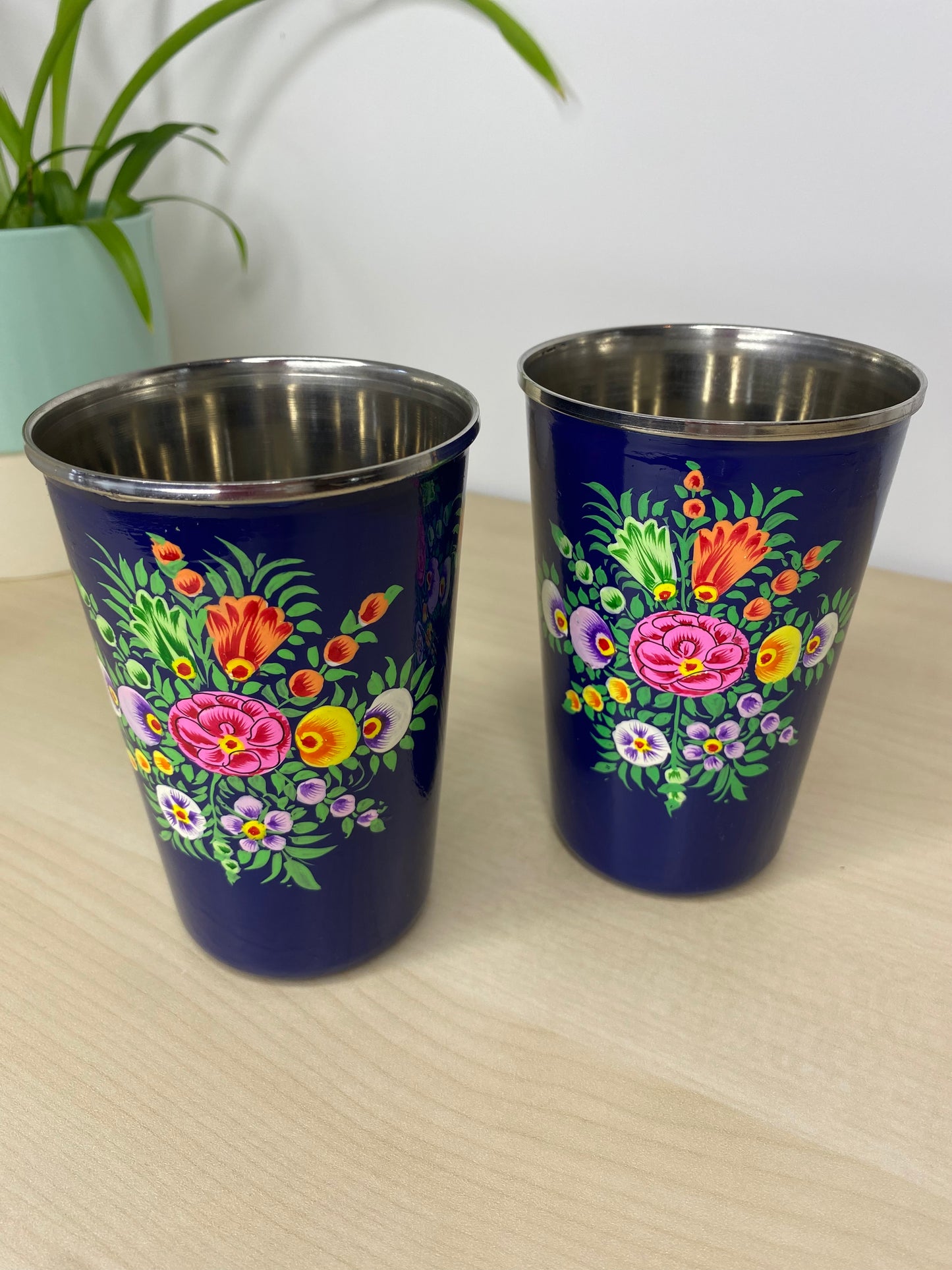 Indigo Tumbler Pair
