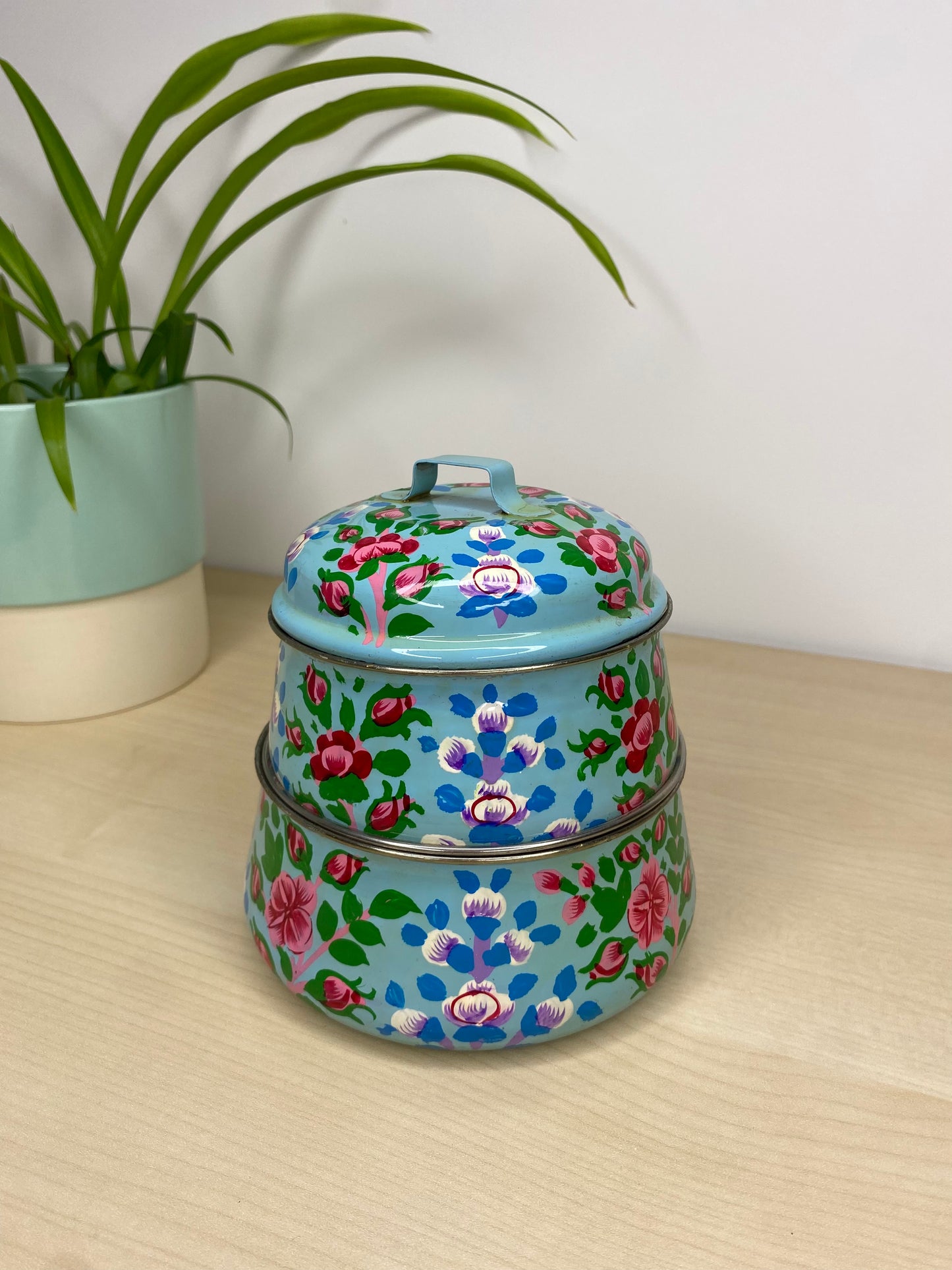 Sky Blue Tiffin Tin