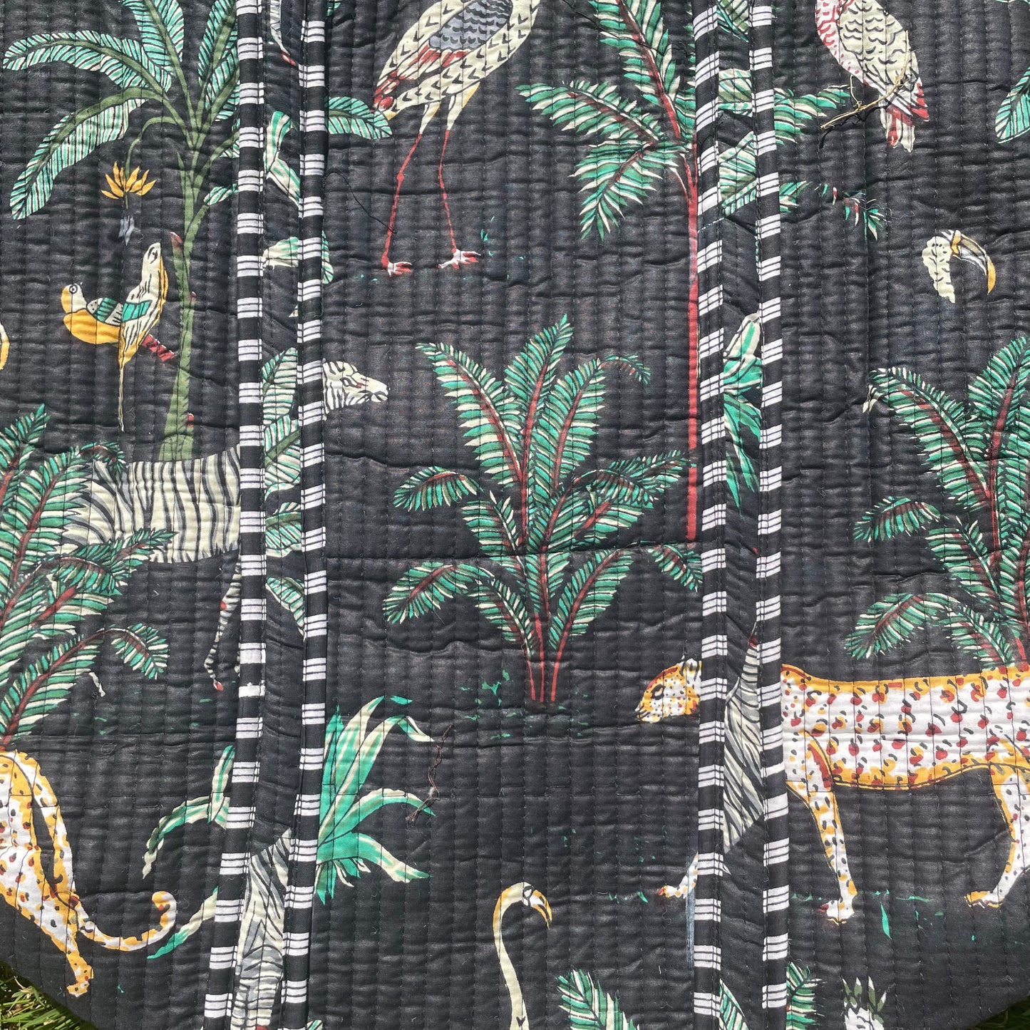 Black Jungle Tote Bag