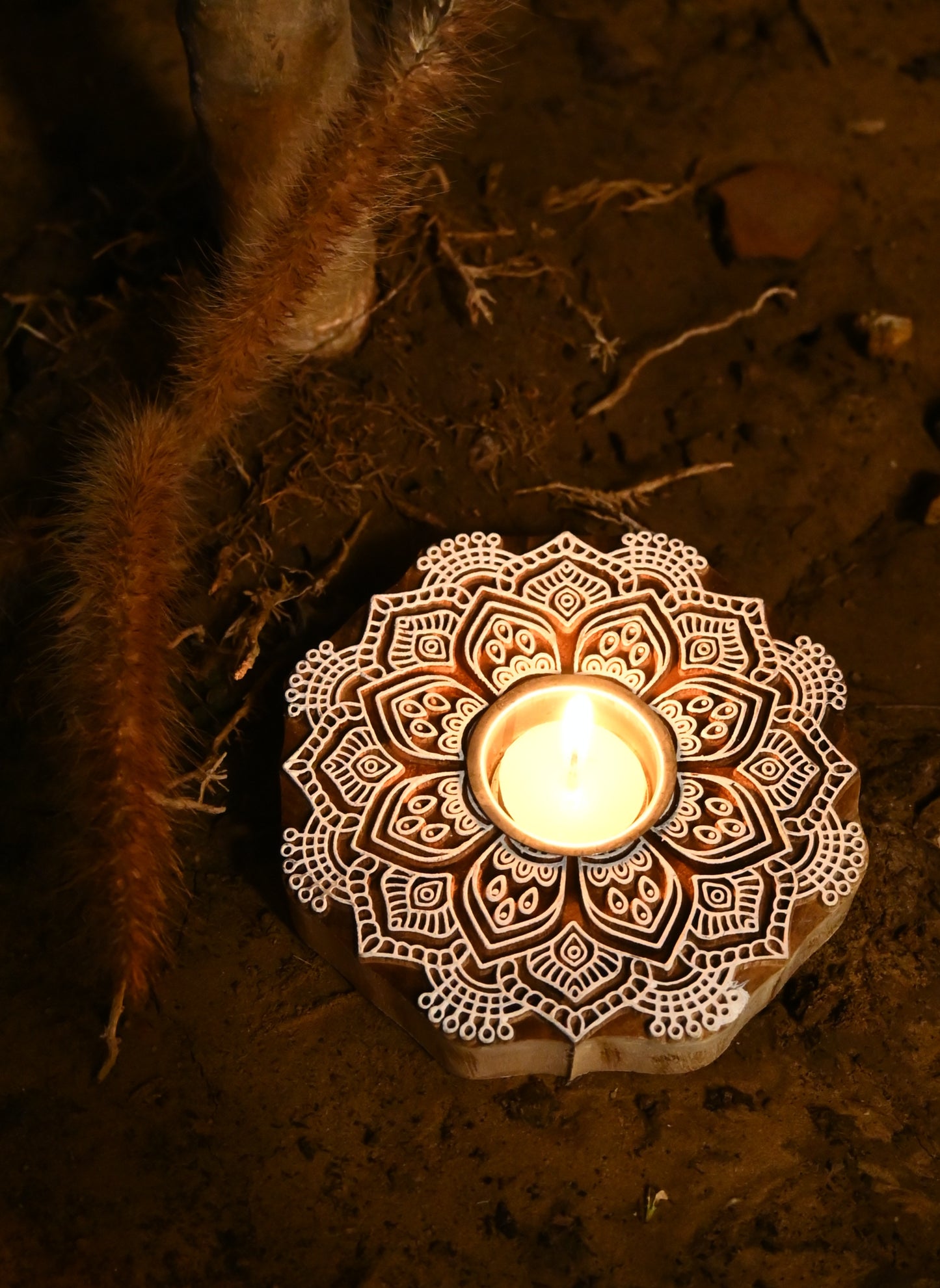 Mandala Tea Light Holder